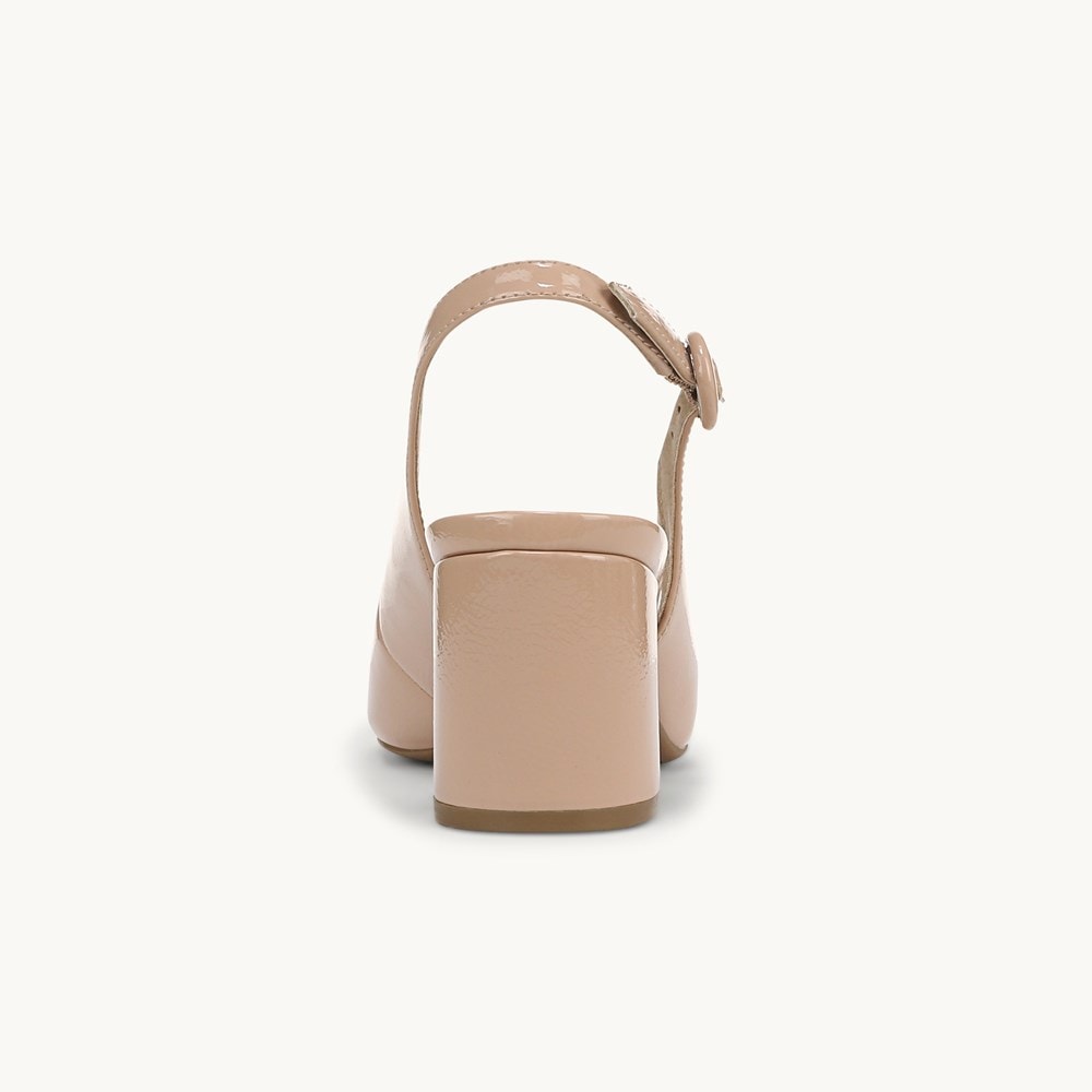 LifeStride Tia Slingback Pump - Sand Faux Leather