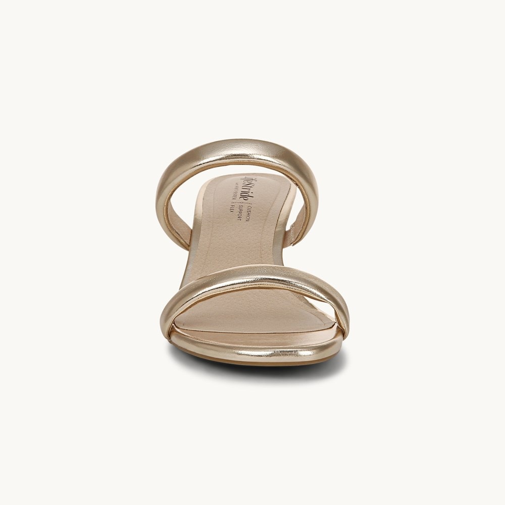LifeStride Nalani Dress Sandal - Platino Gold Faux Leather