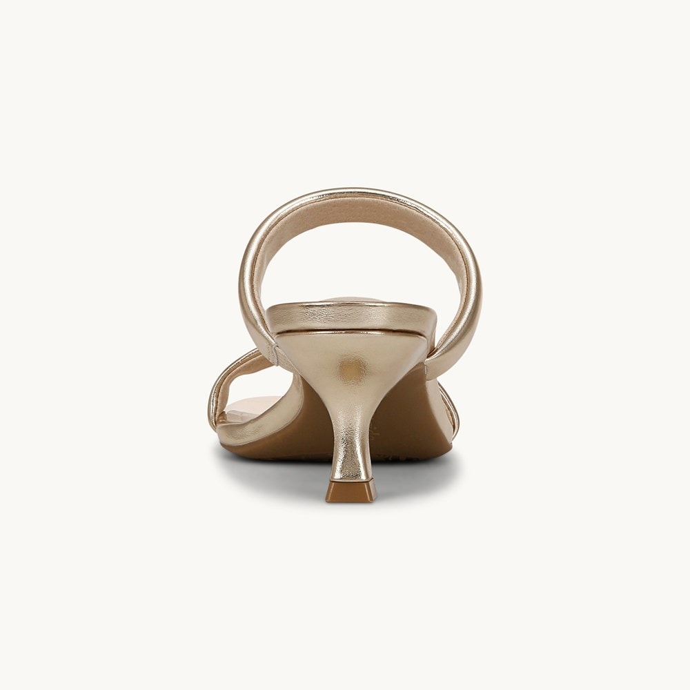 LifeStride Nalani Dress Sandal - Platino Gold Faux Leather