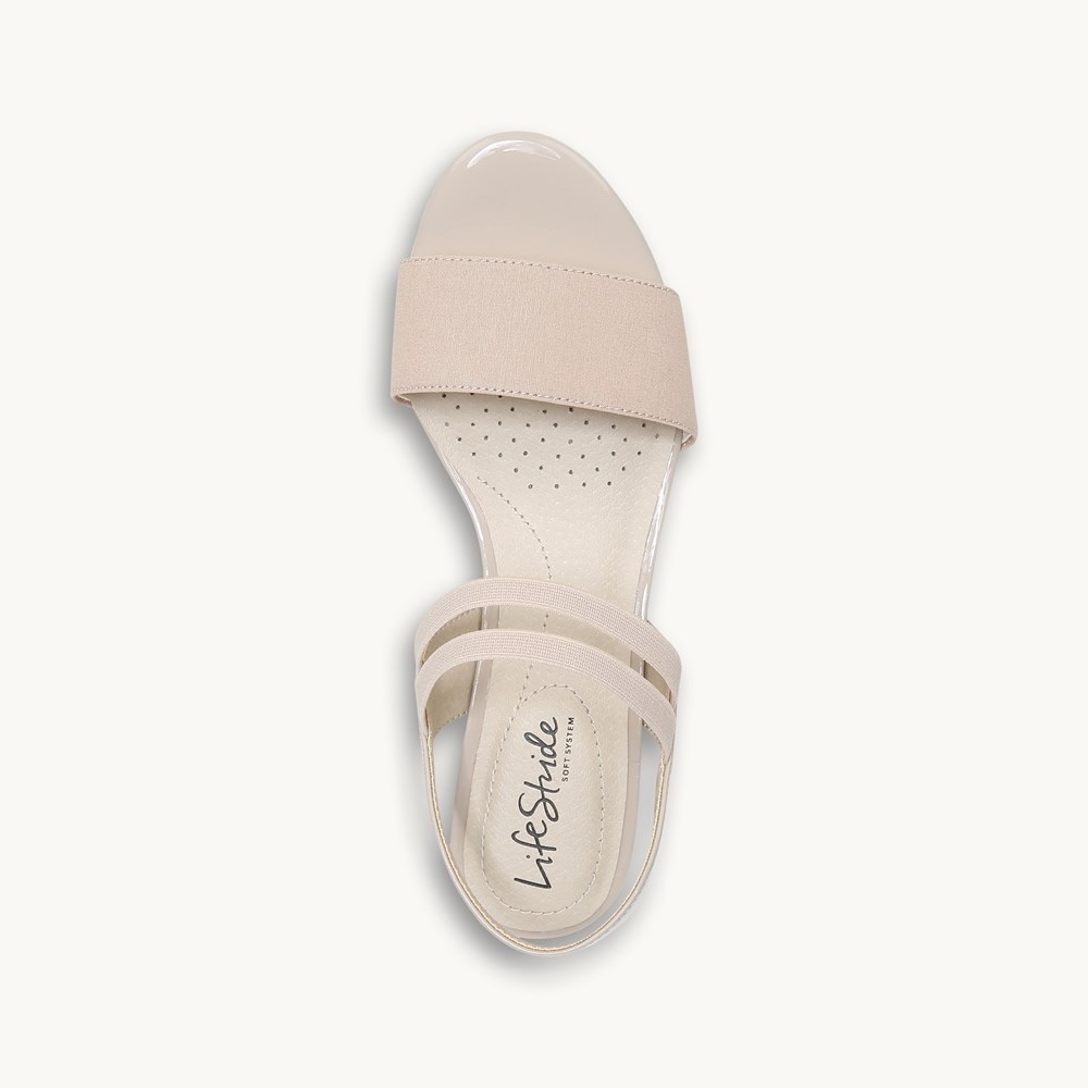 LifeStride Yolo Sandal - Taupe Fabric