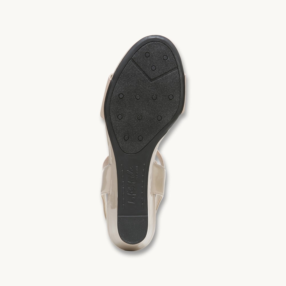 LifeStride Yolo Sandal - Taupe Fabric