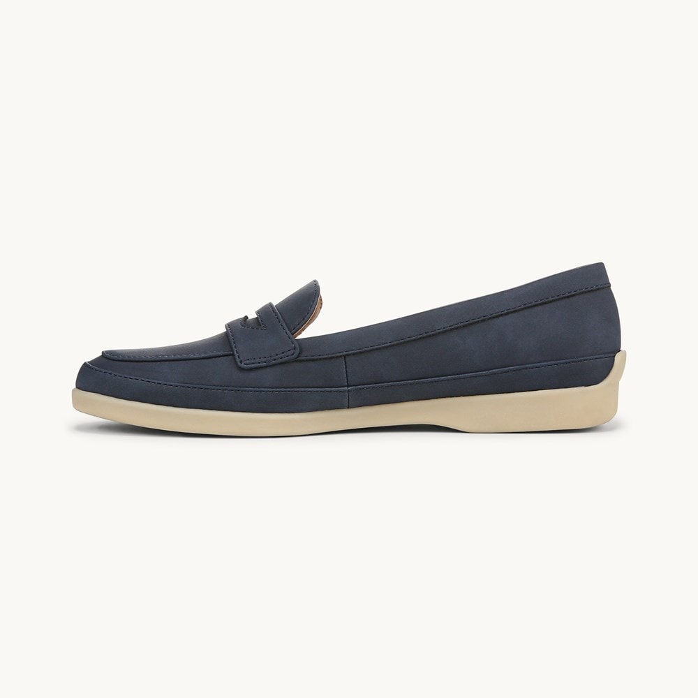 LifeStride Malta Loafer - Lux Navy Faux Leather