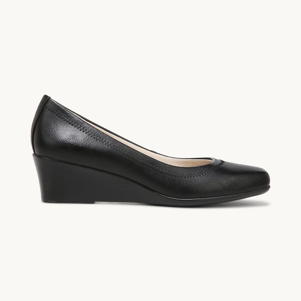 LifeStride Groovy Wedge Slip On - Dark Tan