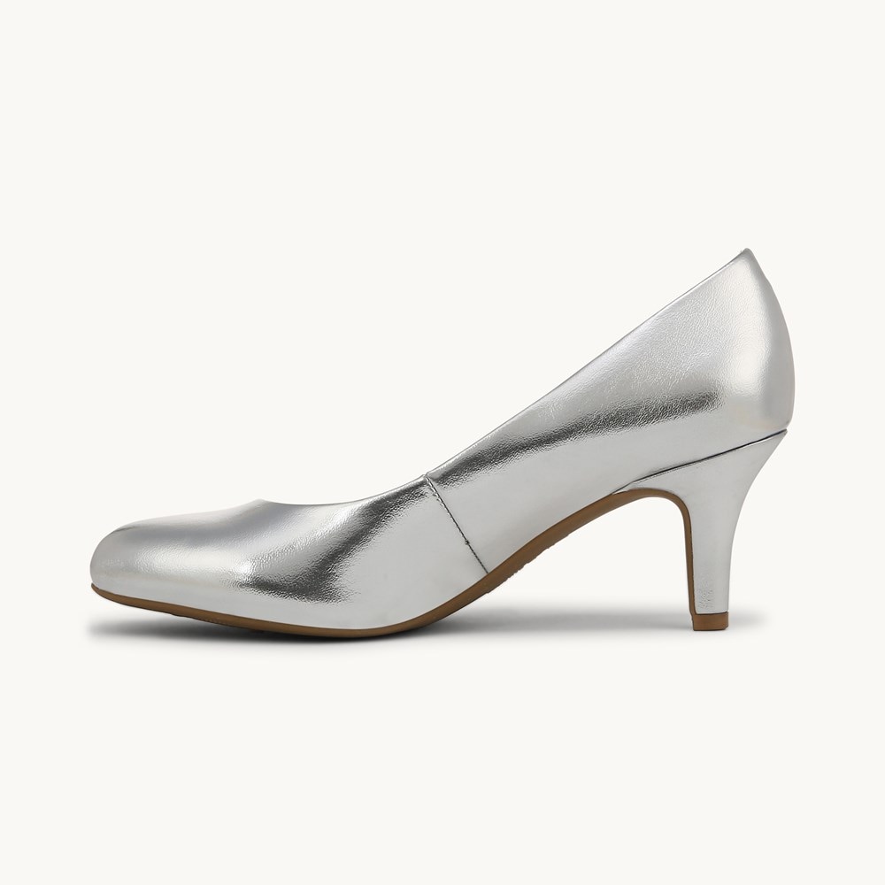 LifeStride Parigi Pump - Silver Faux Leather