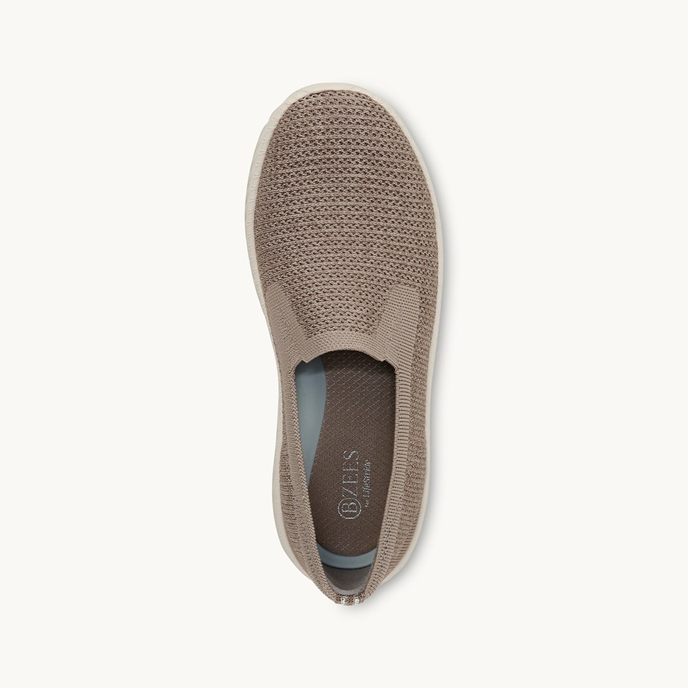 LifeStride Wednesday Slip On - Simply Taupe Heathered Knit