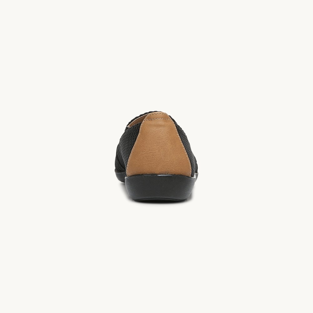 LifeStride Next Level Moccasin - Black/Black Fabric