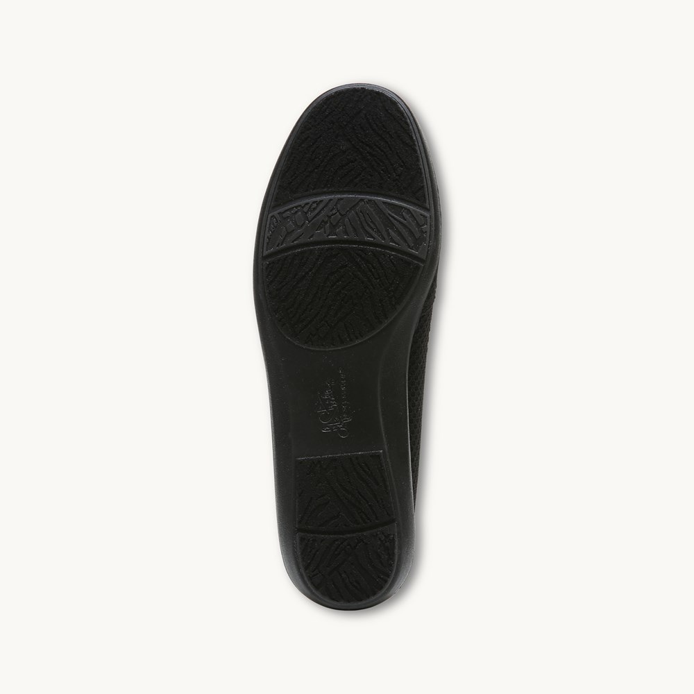 LifeStride Next Level Moccasin - Black/Black Fabric