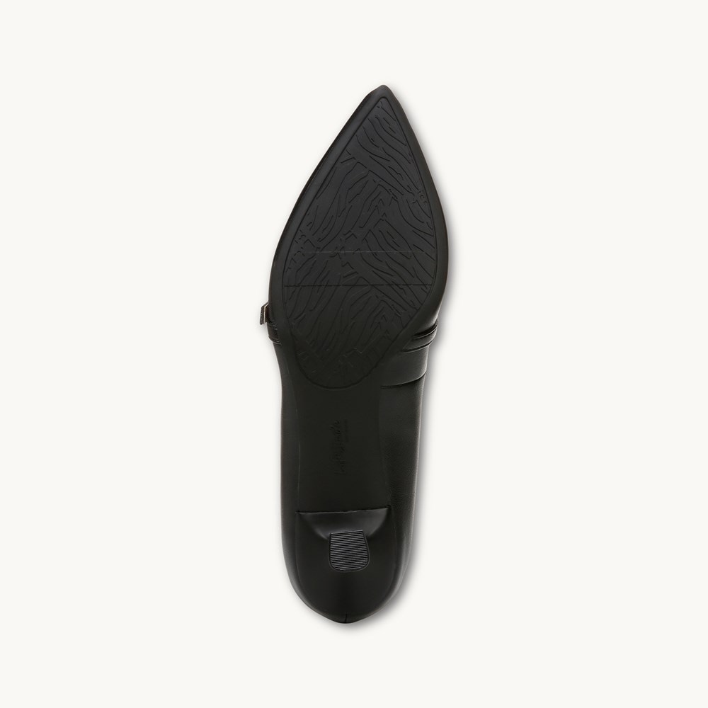 LifeStride Madelyn Mary Jane Pump - Black Faux Leather