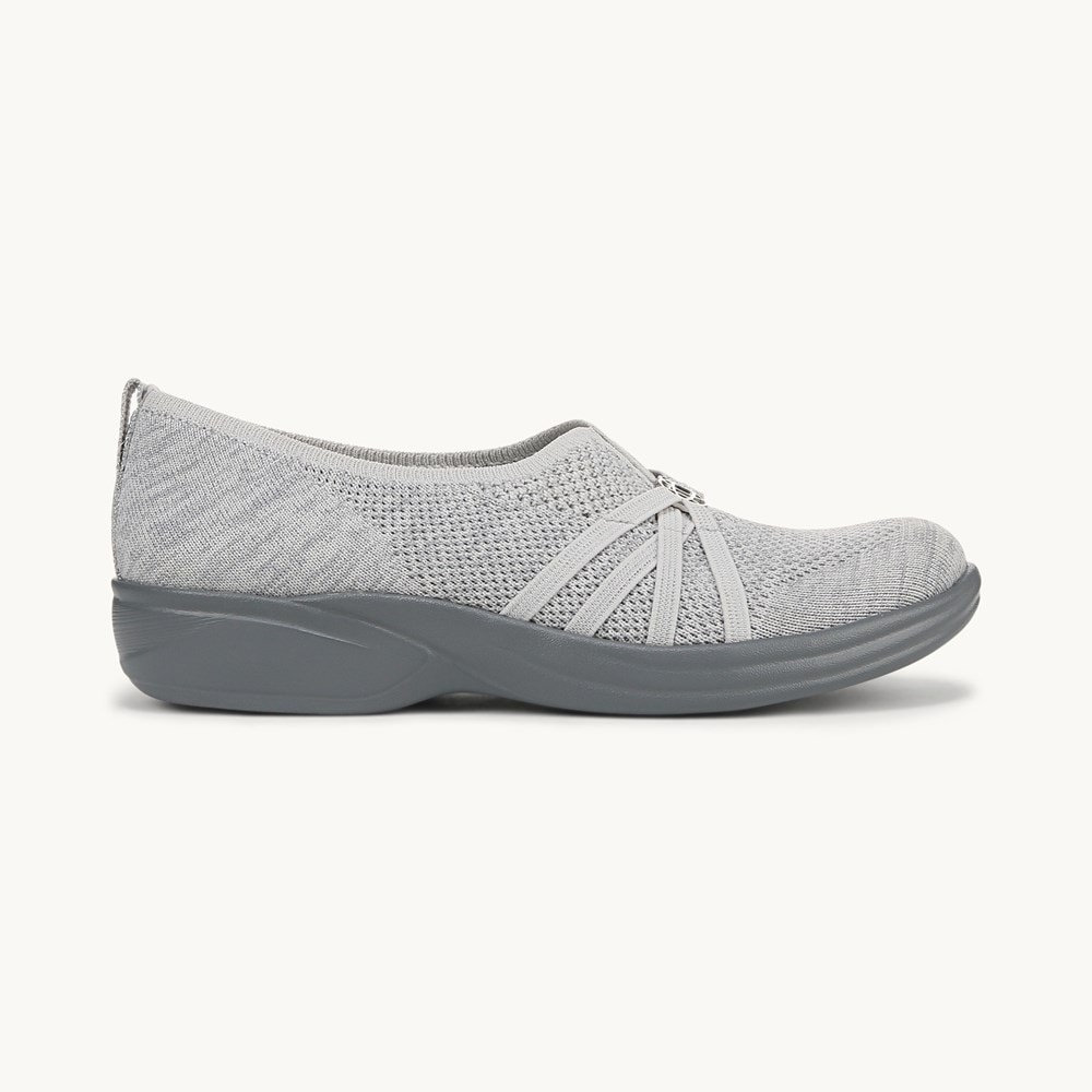 LifeStride Niche Slip On - Oyster Knit Fabric