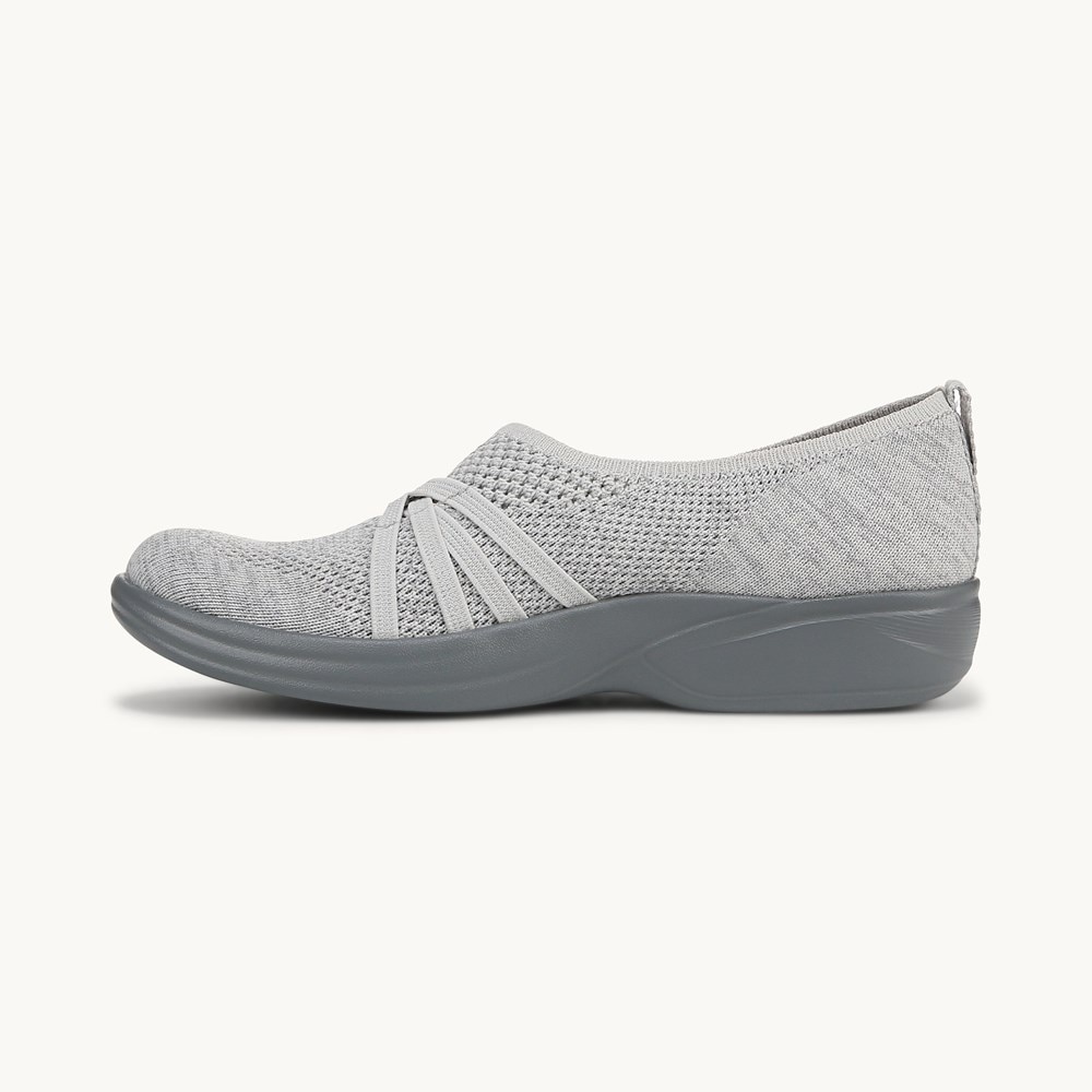 LifeStride Niche Slip On - Oyster Knit Fabric
