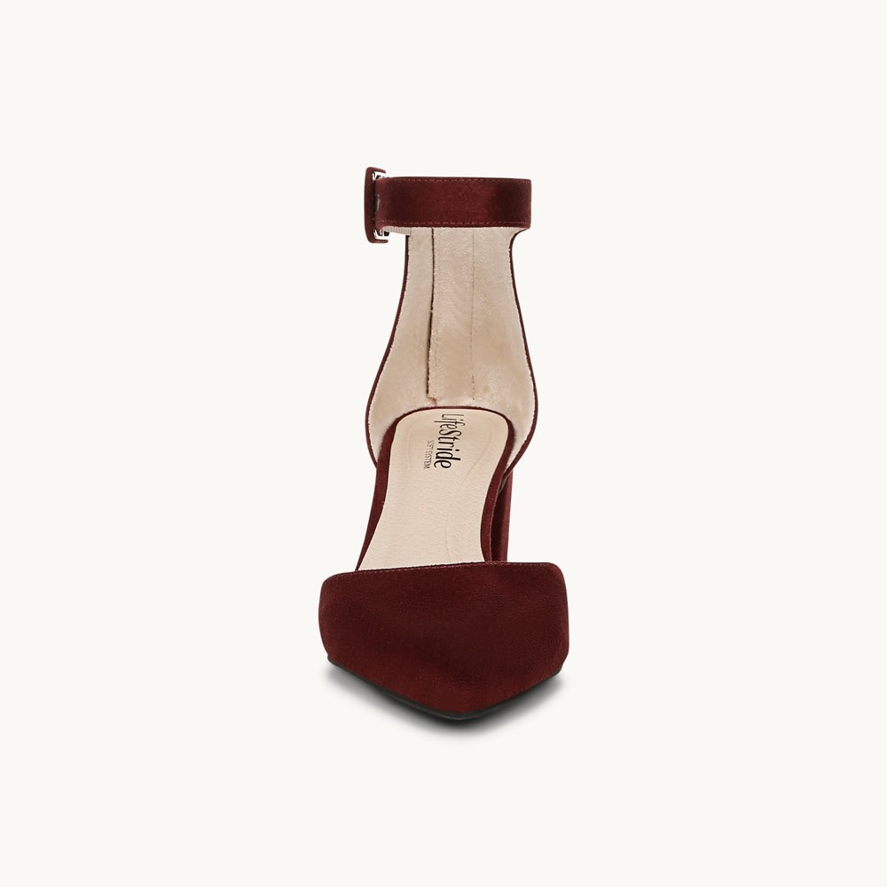 LifeStride Admire Dress Sandal - California Wine Fabric