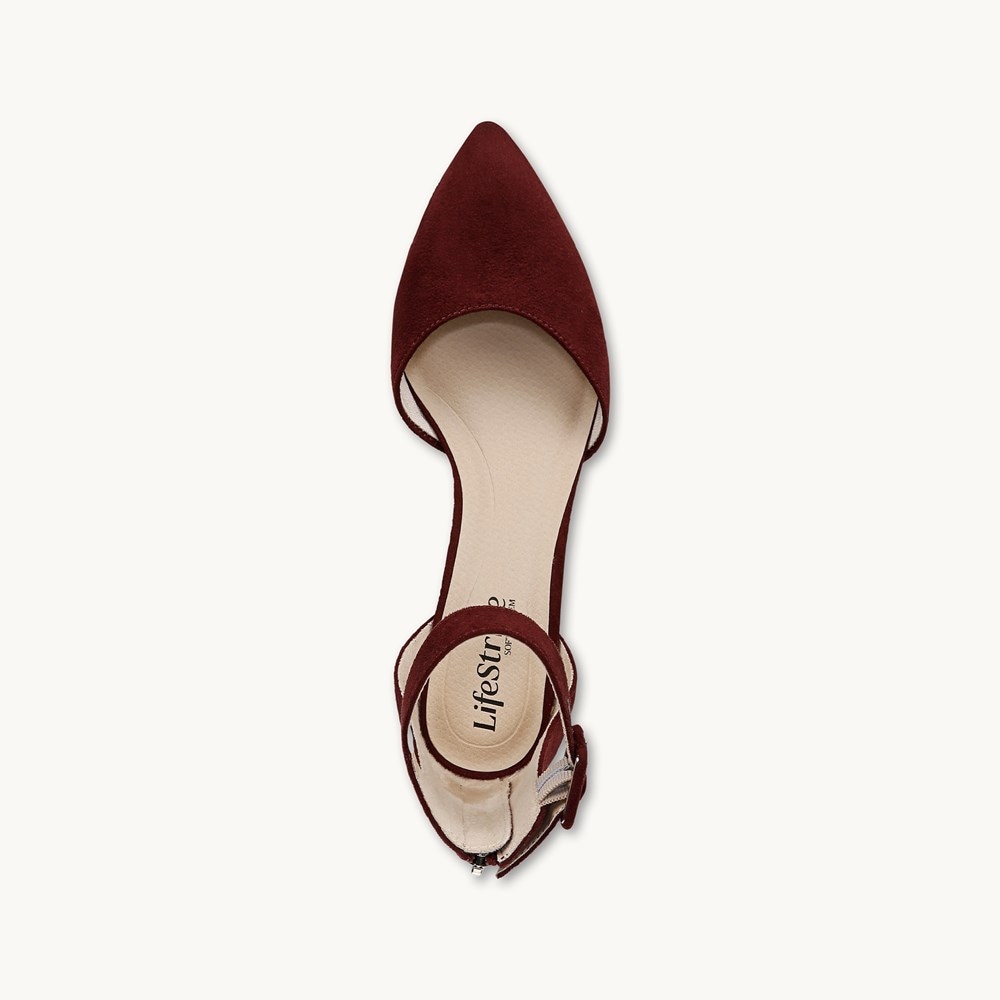 LifeStride Admire Dress Sandal - California Wine Fabric