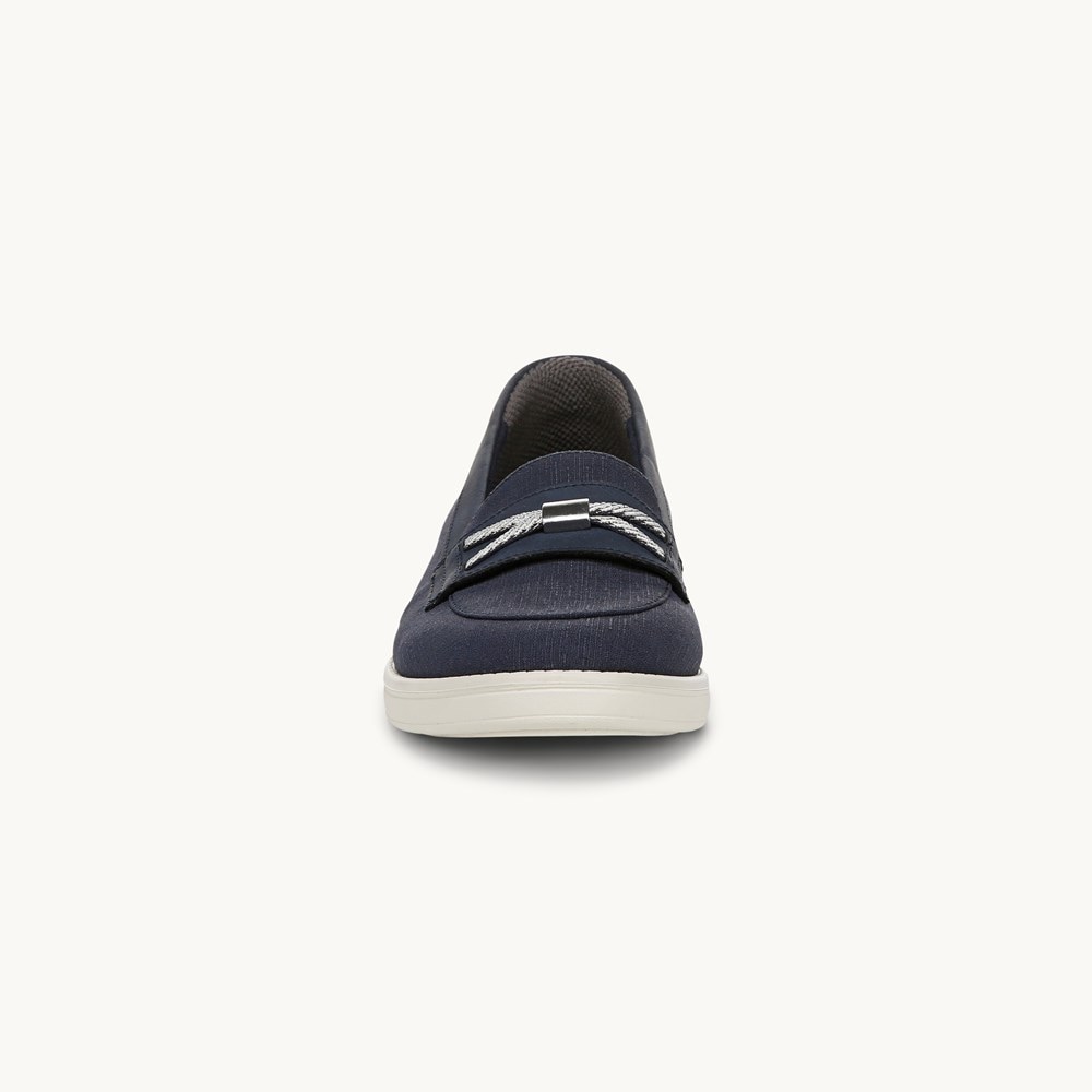 LifeStride All Aboard Loafer - Navy Blazer Stretch Fabric
