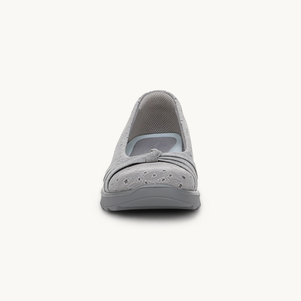 LifeStride Gem 2 Slip On - Grey Floral Dot Fabric