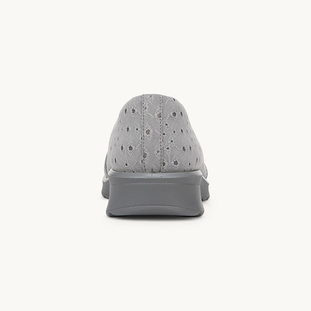 LifeStride Gem 2 Slip On - Grey Floral Dot Fabric