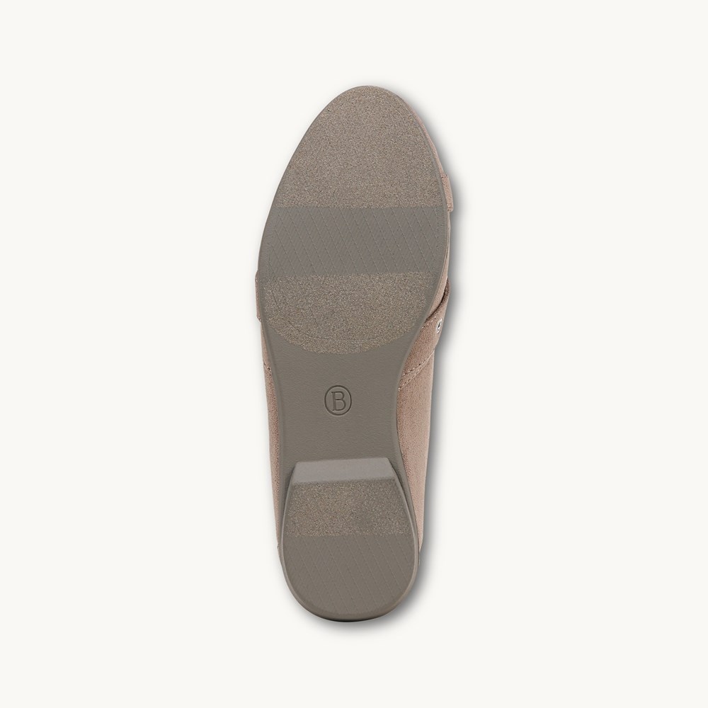 LifeStride Kira Ballet Flat - Latte Microfiber