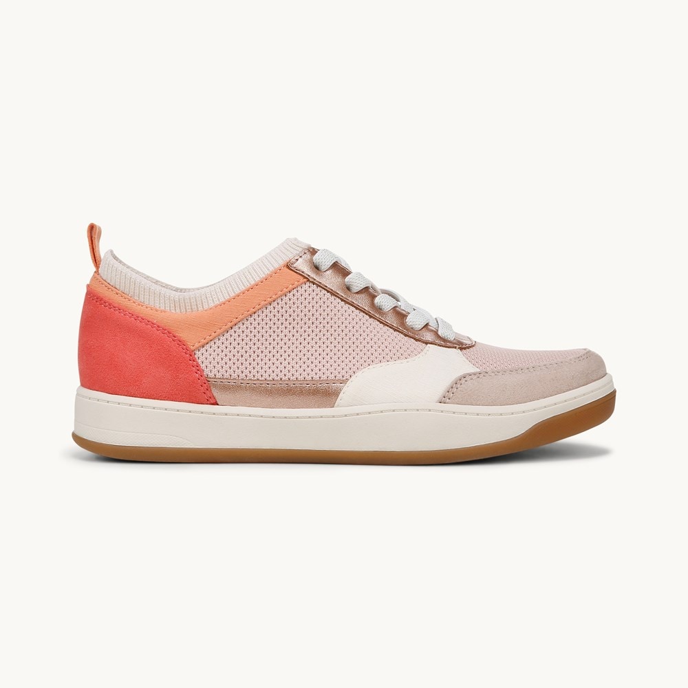 LifeStride Dynamic Slip On Sneaker - Barely Pink Beige Fabric