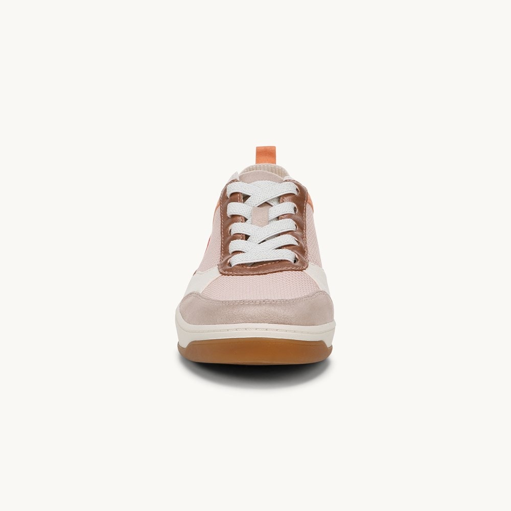 LifeStride Dynamic Slip On Sneaker - Barely Pink Beige Fabric