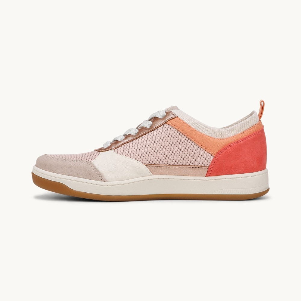 LifeStride Dynamic Slip On Sneaker - Barely Pink Beige Fabric