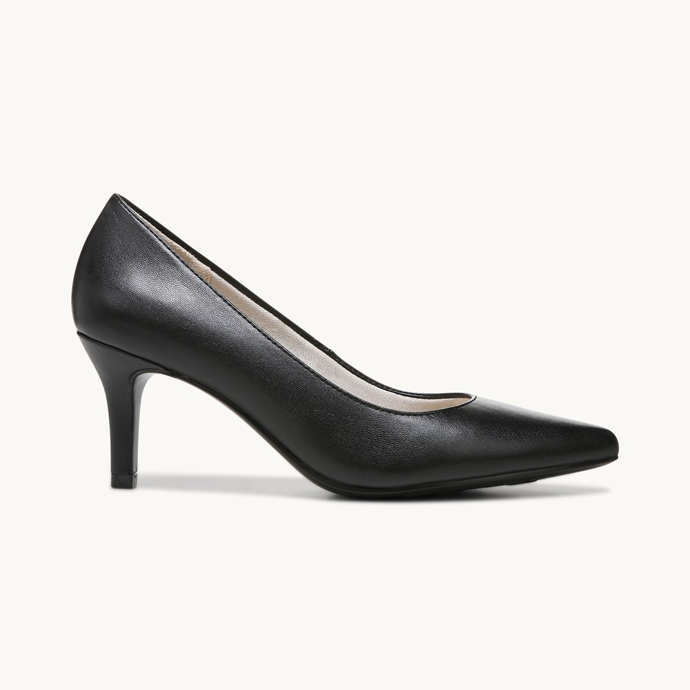 LifeStride Sevyn Pump - Black Smooth