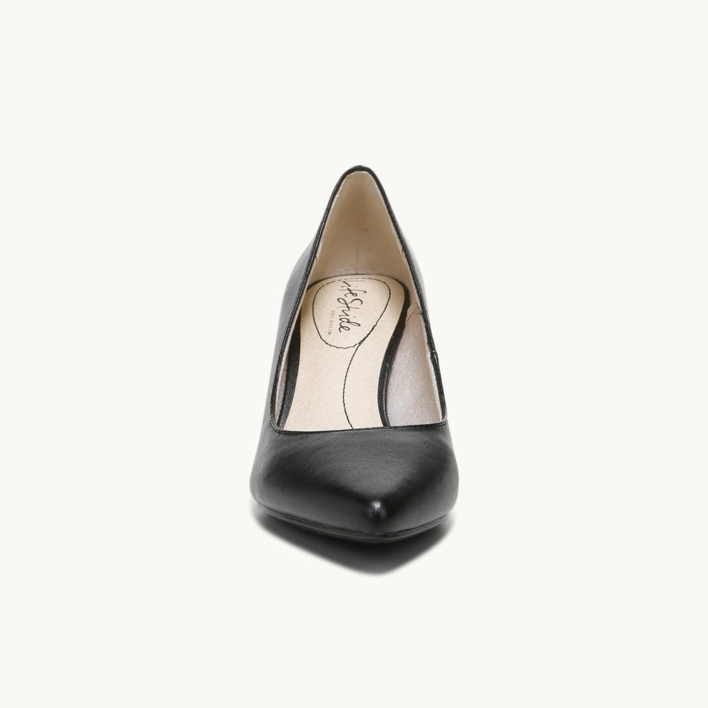 LifeStride Sevyn Pump - Black Smooth