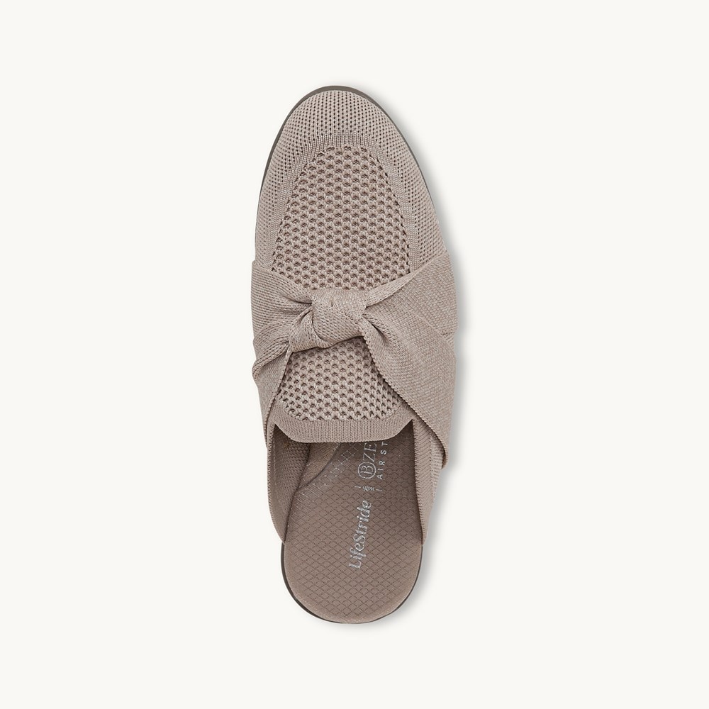 LifeStride Kissed Mule - Simply Taupe Knit Fabric