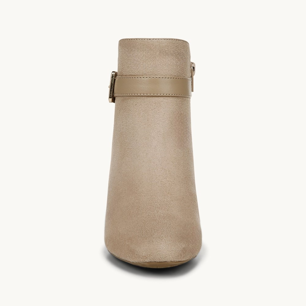 LifeStride Truly Ankle Bootie - Dover Taupe Faux Leather