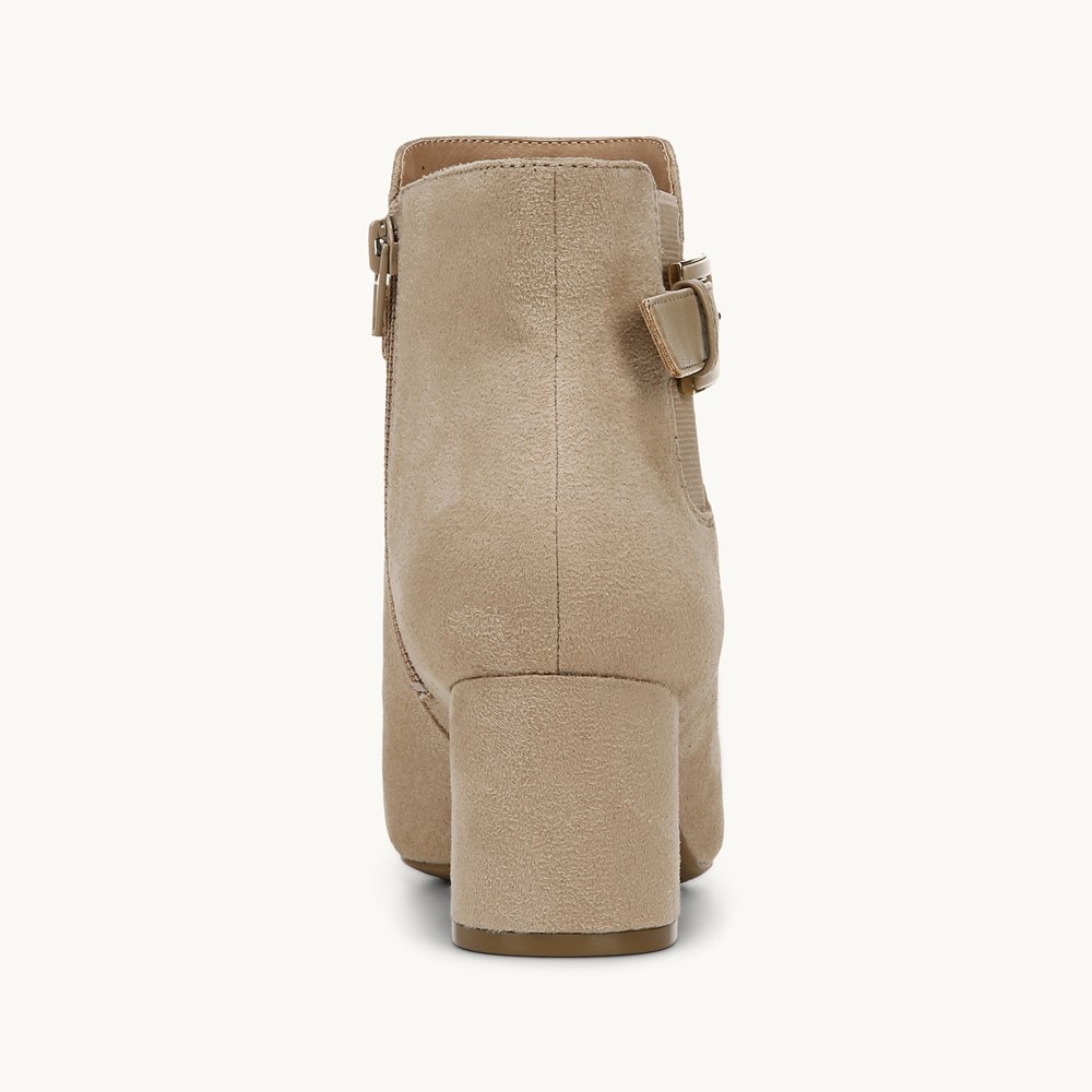 LifeStride Truly Ankle Bootie - Dover Taupe Faux Leather