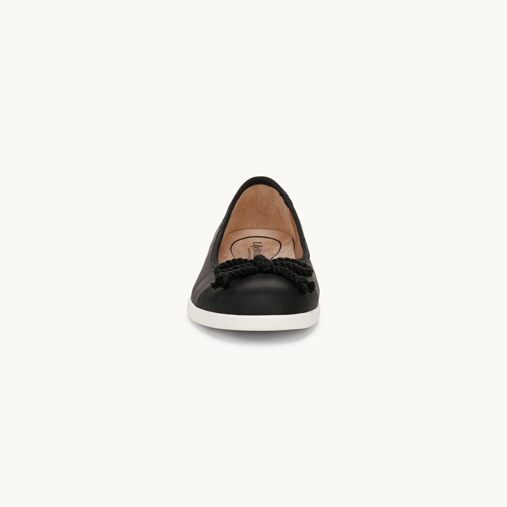 LifeStride Maura Flat - Black Faux Leather