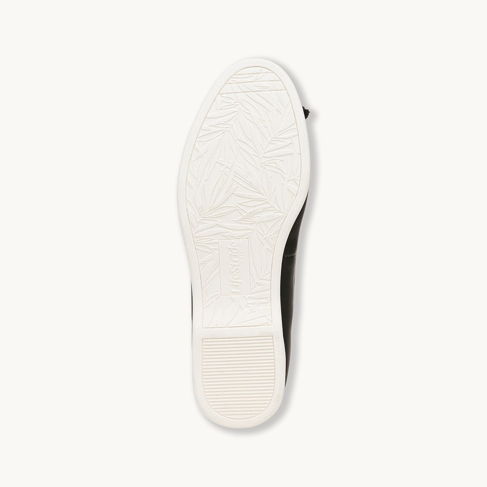 LifeStride Maura Flat - Black Faux Leather