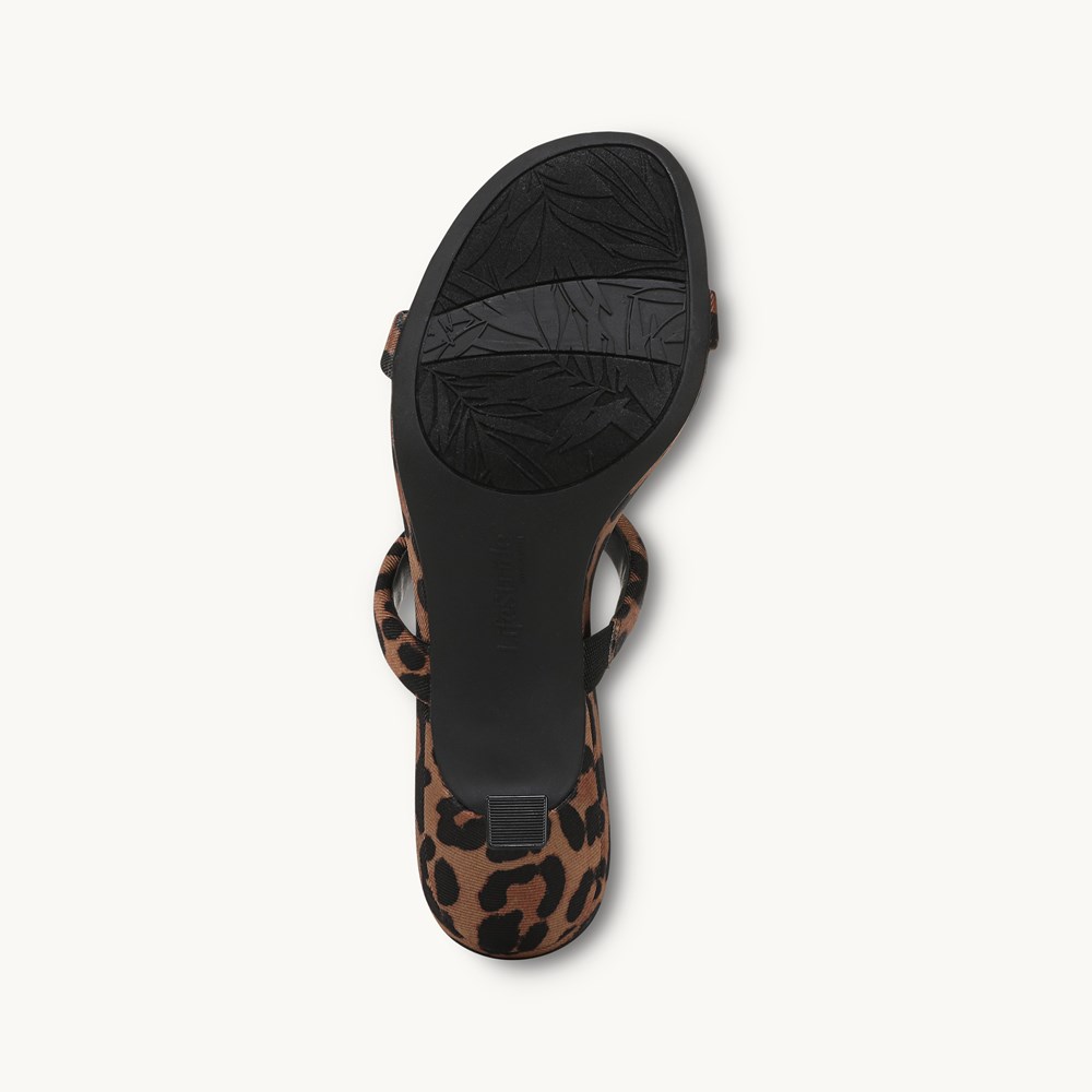 LifeStride Nalani Dress Sandal - Brown Multi Fabric