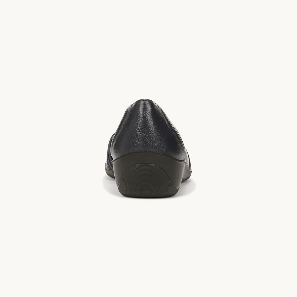 LifeStride Incredible 2 Slip On - Lux Navy Faux Leather