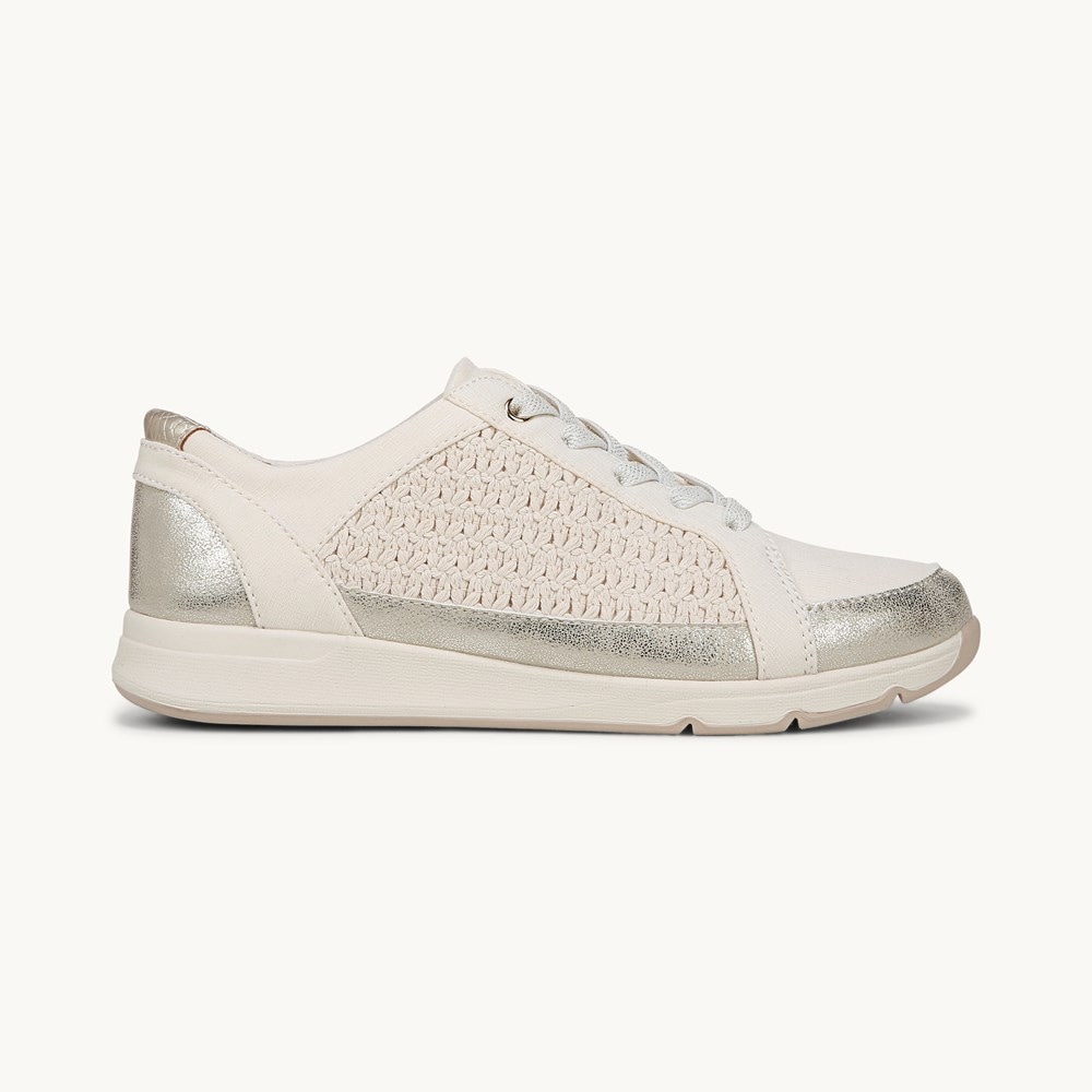 LifeStride Recover Sneaker - Eggnog Stretch Fabric