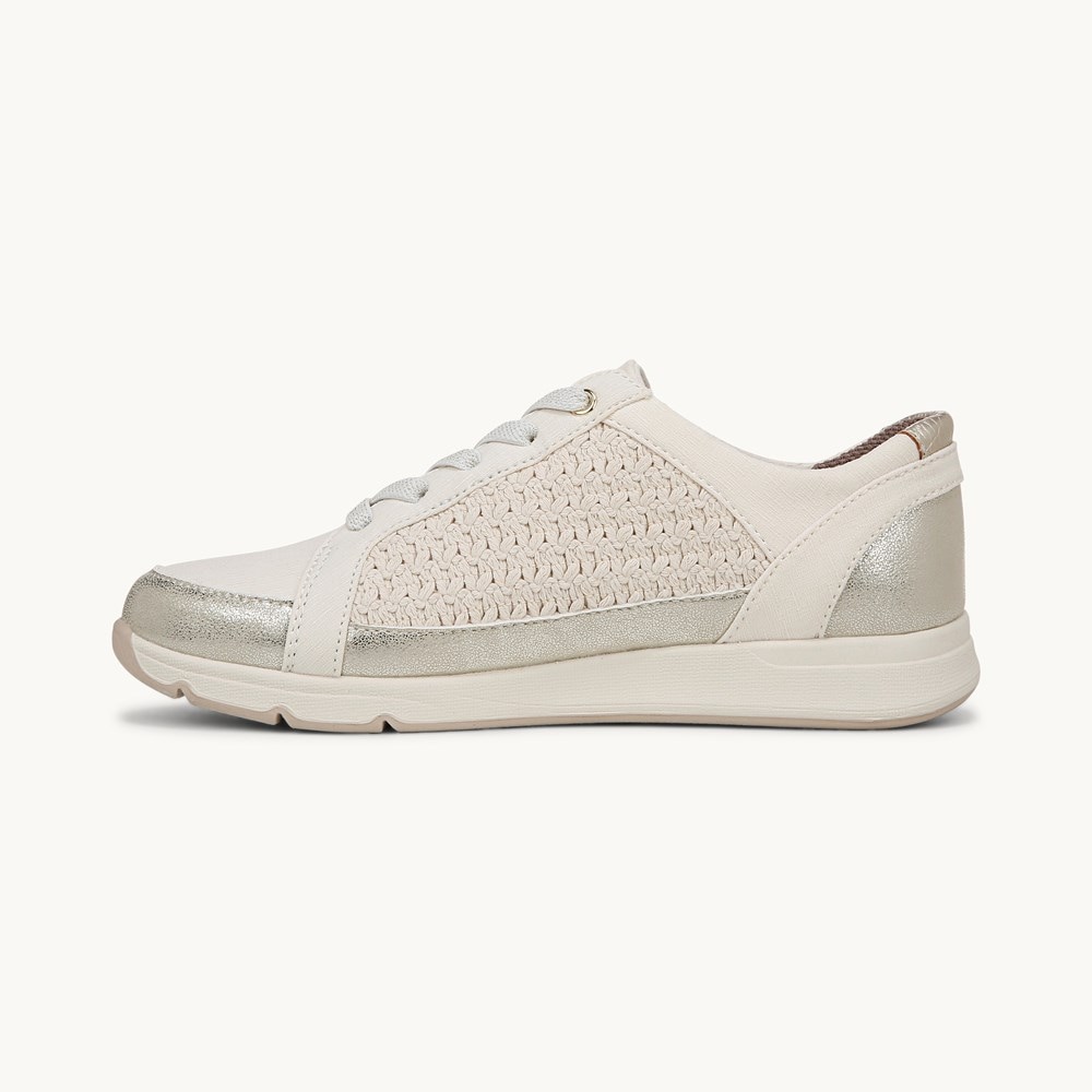 LifeStride Recover Sneaker - Eggnog Stretch Fabric