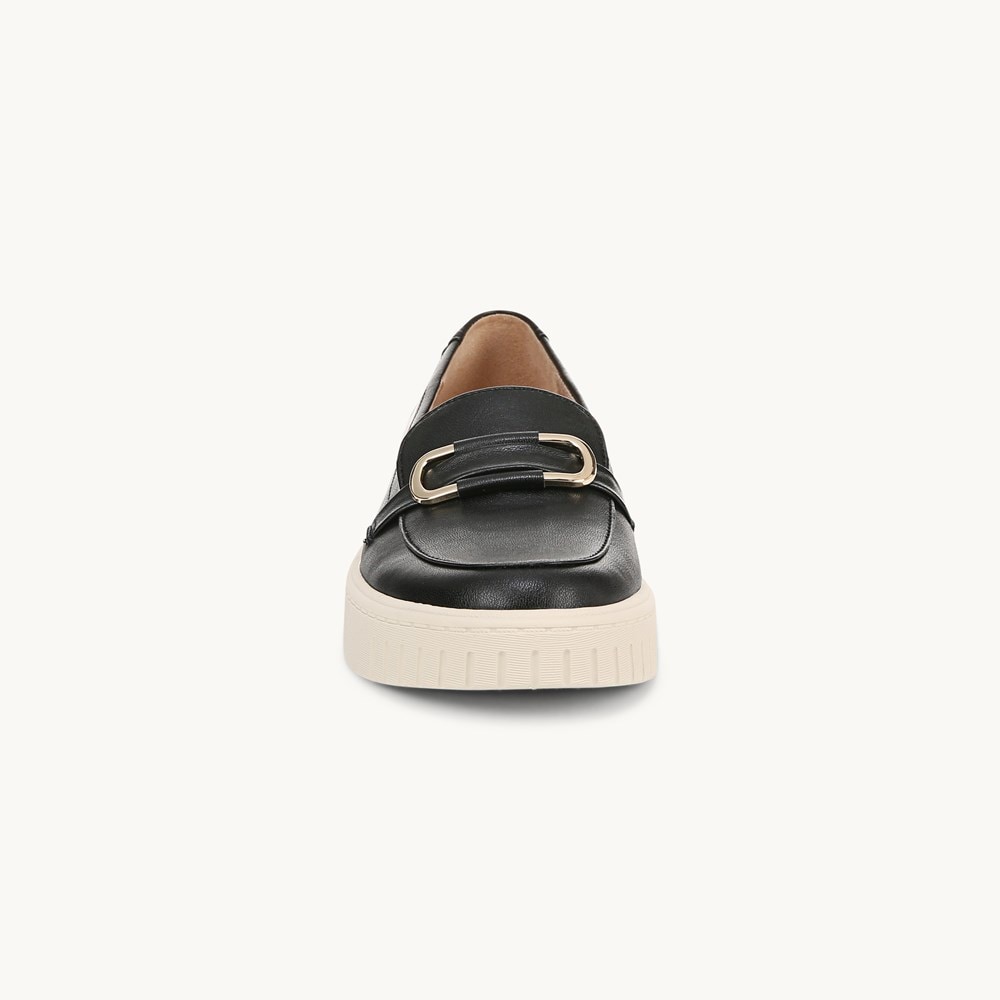 LifeStride Geneva Bit Loafer - Black Faux Leather