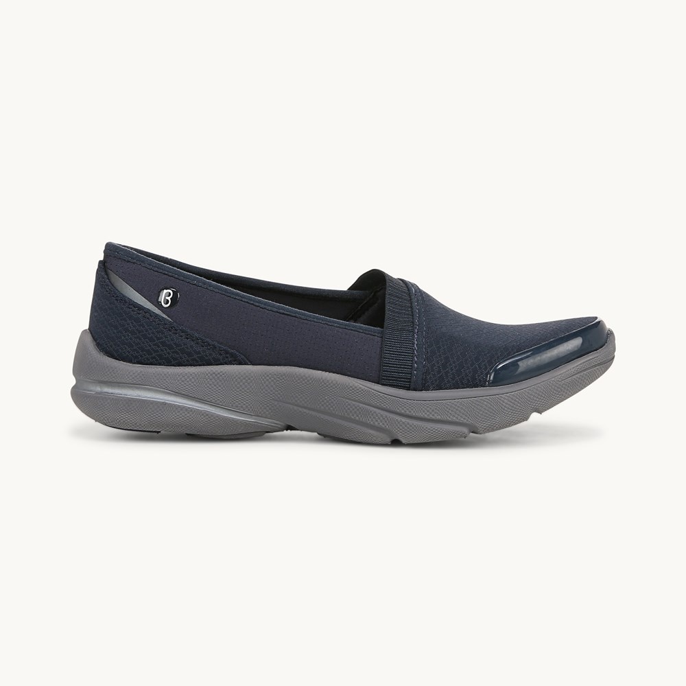 LifeStride Lollipop Slip On - Navy Print Mesh