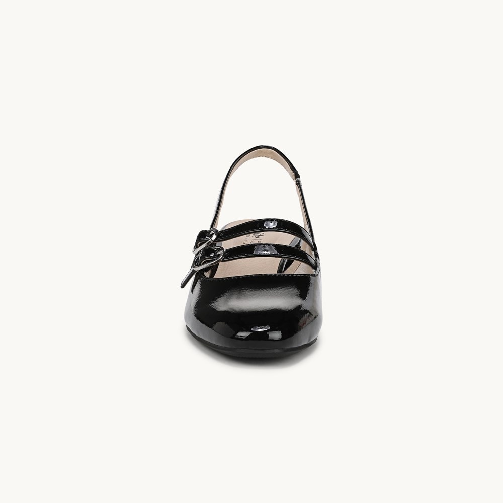 LifeStride Beatrice Slingback Pump - Black Patent Leather