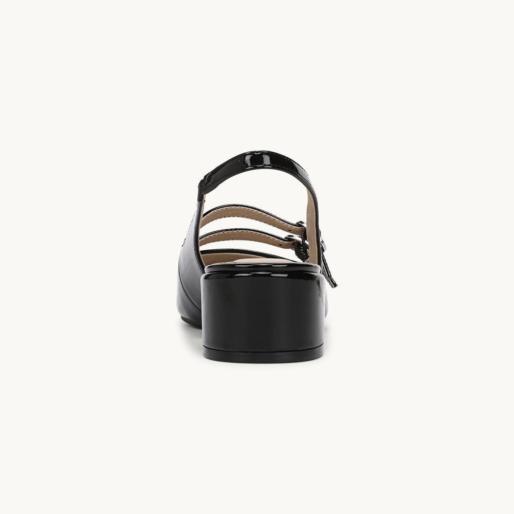 LifeStride Beatrice Slingback Pump - Black Patent Leather