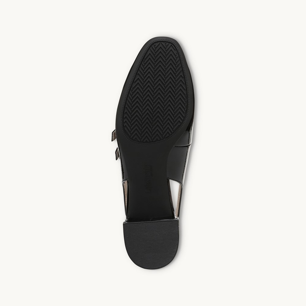 LifeStride Beatrice Slingback Pump - Black Patent Leather