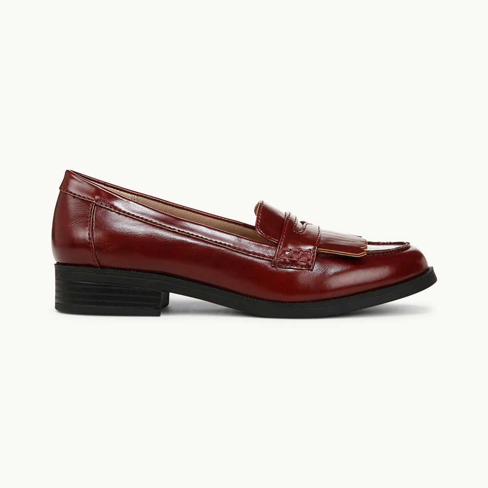 LifeStride Santana Loafer - Pinot Red Faux Leather
