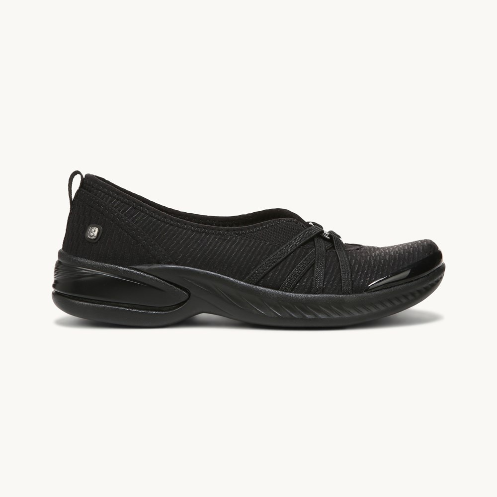 LifeStride Niche Slip On - Black Mesh Fabric