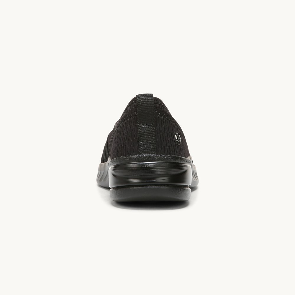 LifeStride Niche Slip On - Black Mesh Fabric