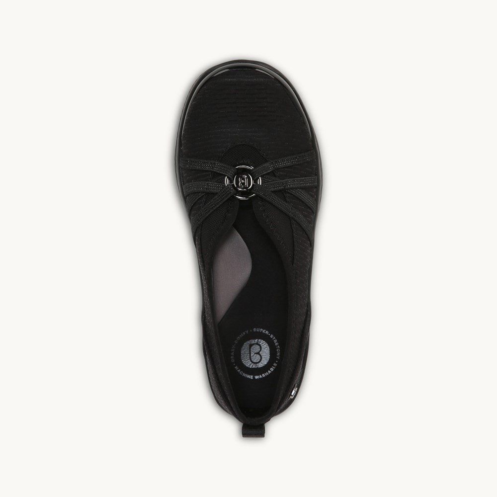 LifeStride Niche Slip On - Black Mesh Fabric