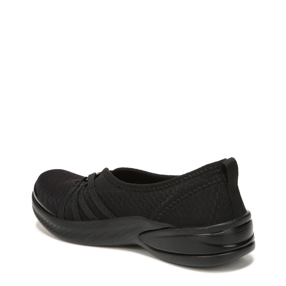 LifeStride Niche Slip On - Black Mesh Fabric