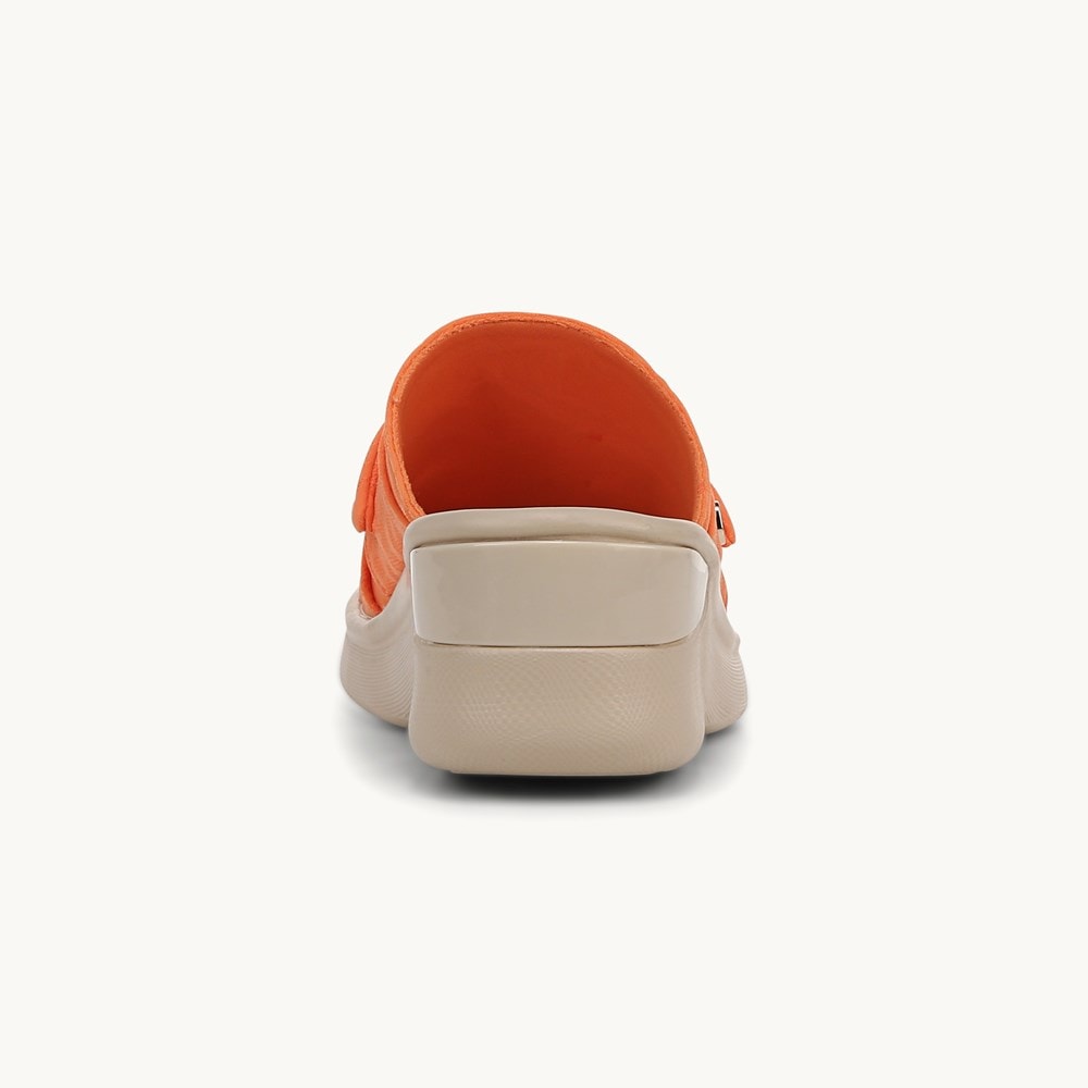 LifeStride Smile Wedge Sandal - Orange Fabric
