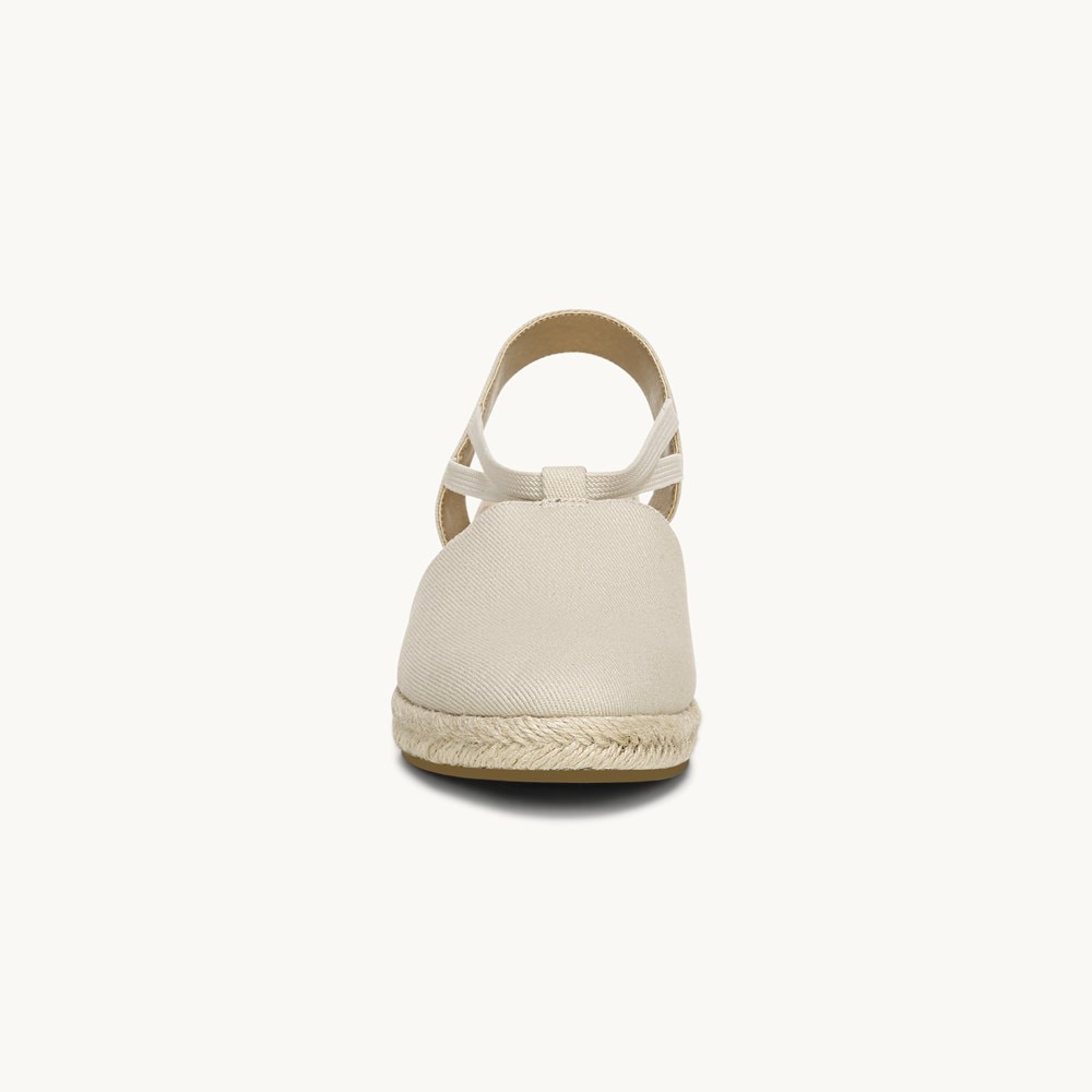 LifeStride Katrina 2 Espradrille Wedge - Almond Fabric