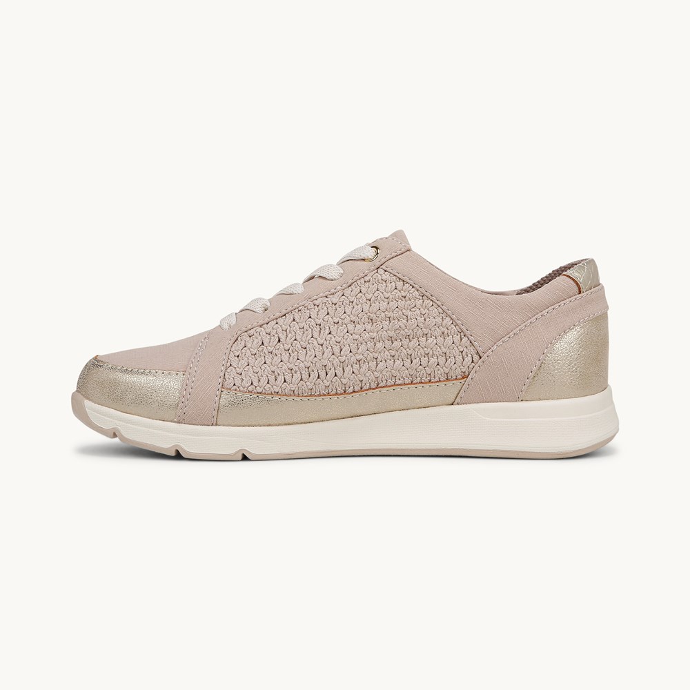 LifeStride Recover Sneaker - Latte Knit Fabric