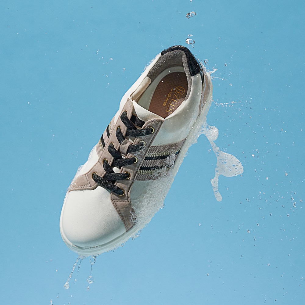LifeStride Happy Friday Lace Up Sneaker - White