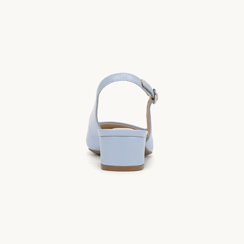 LifeStride Lorena Slingback - Ice Blue Faux Leather