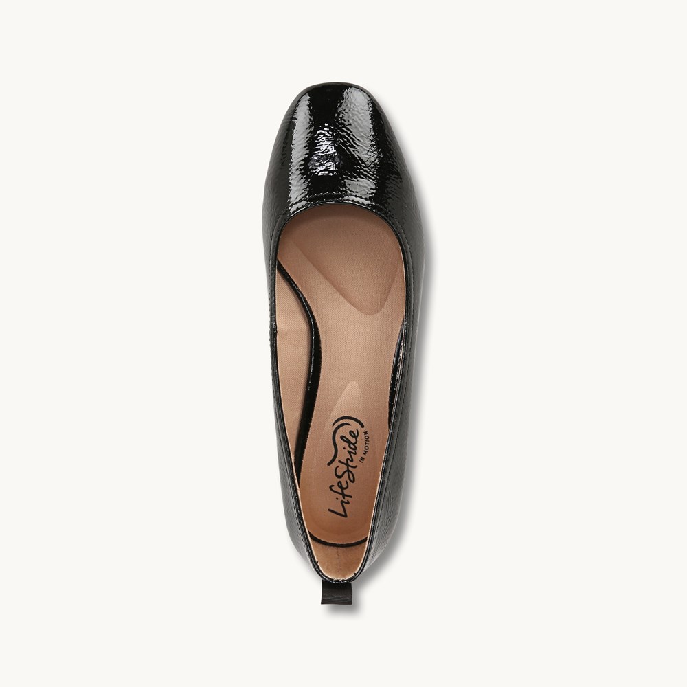 LifeStride Cameo Flat - Black Synthetic